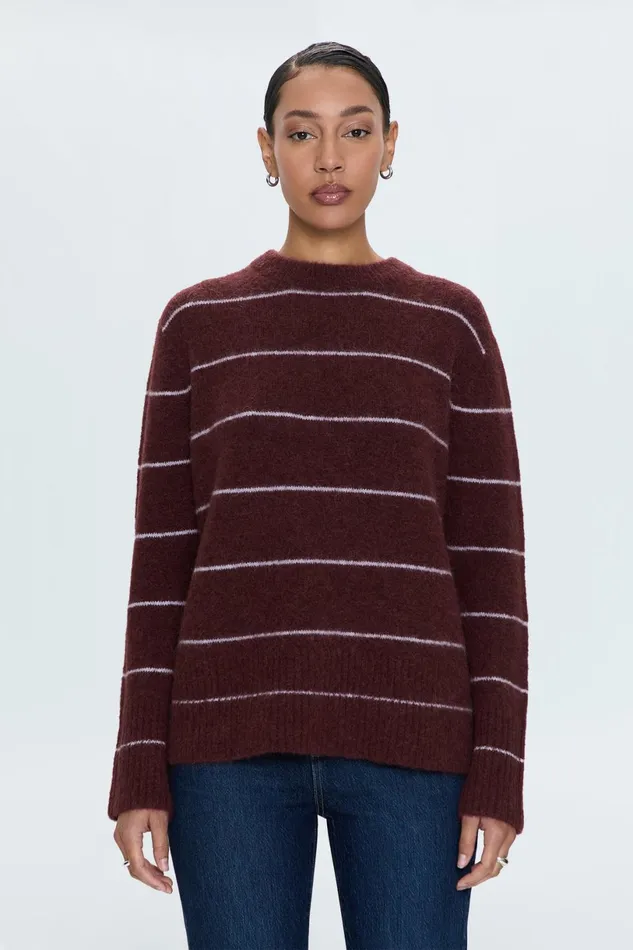 Women Ivy Sweater 8211 Terra Stripe Pistola Denim Sweaters and Knits