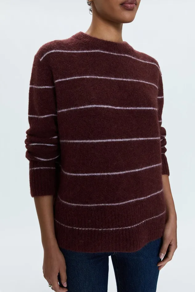 Women Ivy Sweater 8211 Terra Stripe Pistola Denim Sweaters and Knits