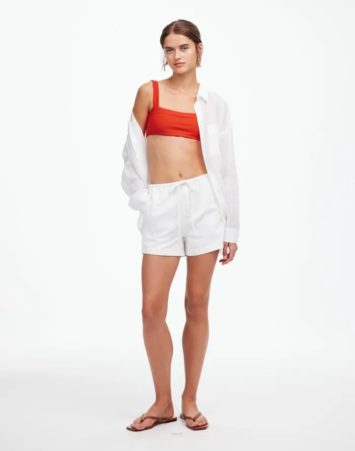 Women Jade Swim Coast Bikini Top Persimmon Madewell Swim