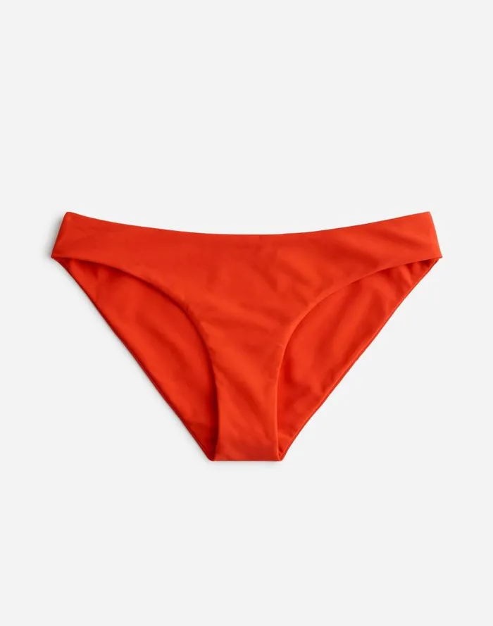 Women Jade Swim Lure Bikini Bottom Persimmon Madewell Swim