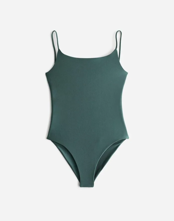 Women Jade Swim Trophy OnePiece Swimsuit Hunter Sheen Madewell Swim