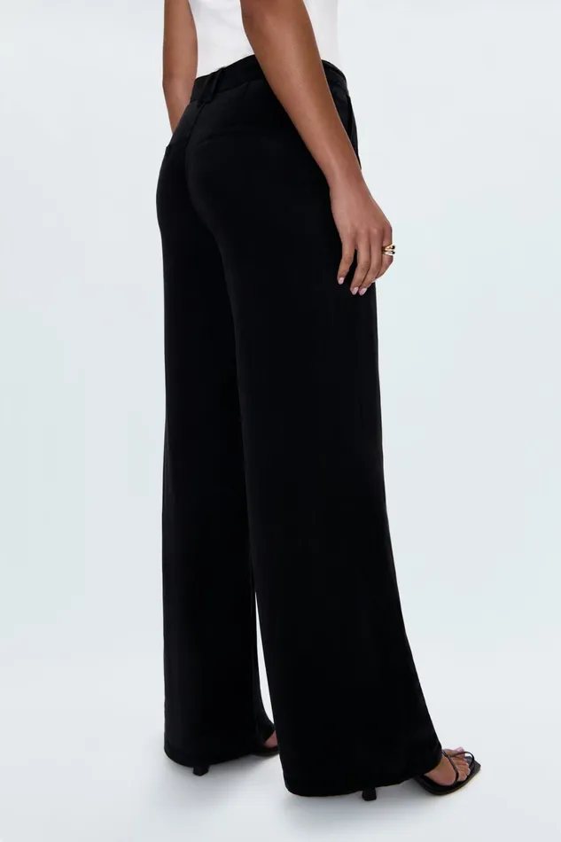 Women Jadyn Low Slung Palazzo Pistola Denim Pants