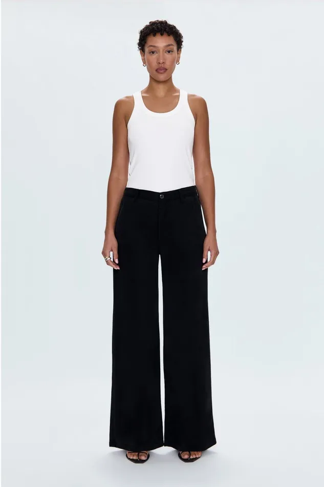 Women Jadyn Low Slung Palazzo Pistola Denim Pants