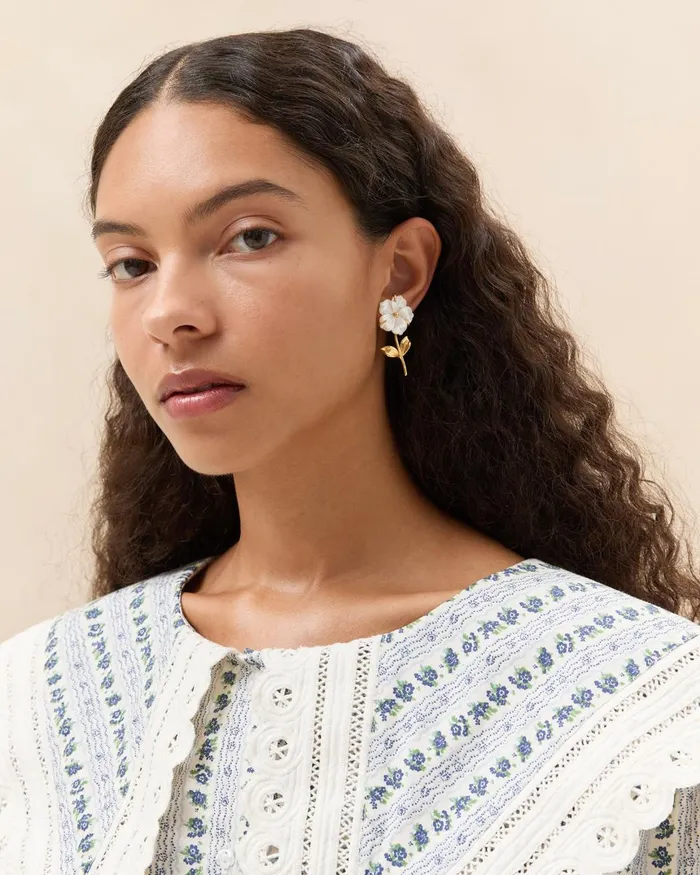 Women Jewelry Loeffler Randall Mai GoldPearl Flower Earrings L Jewelry L Accessories Women Jewelry Loeffler Randall Mai GoldPearl Flower Earrings L Jewelry L Accessories