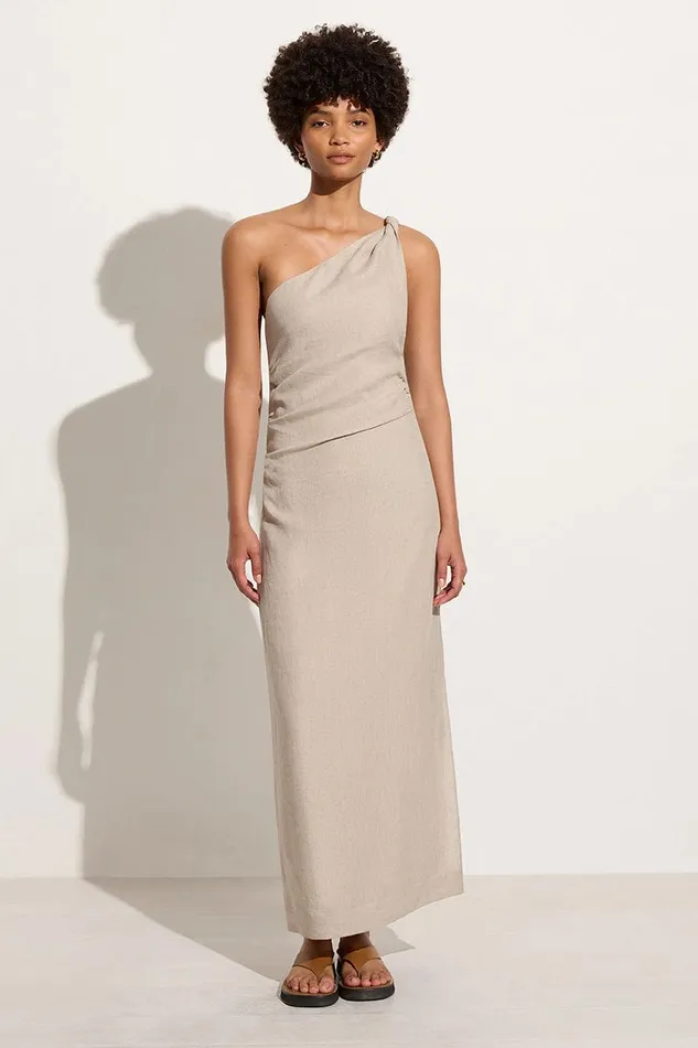 Women Jomana Midi Dress Natural 8211 Final Sale Faithfull The Brand Dresses