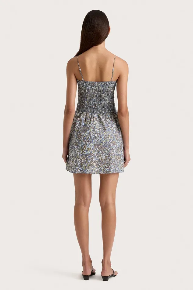Women Josa Mini Dress Meander Blue Faithfull The Brand Dresses Women Josa Mini Dress Meander Blue Faithfull The Brand Dresses