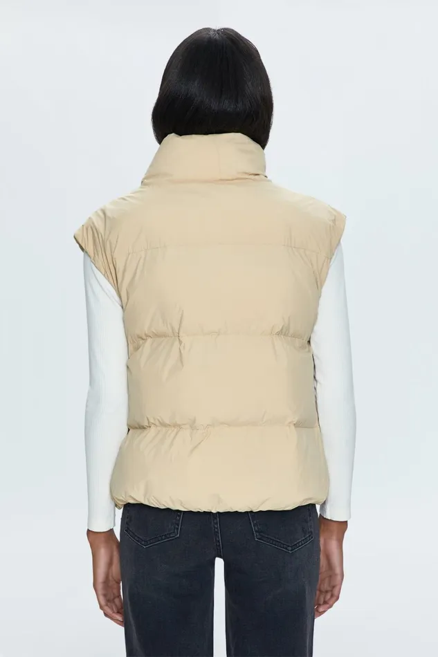 Women Joss Vest 8211 Warm Sand Pistola Denim Jackets and Outerwear