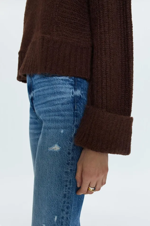 Women Joy Sweater 8211 Dark Roast Pistola Denim Sweaters and Knits