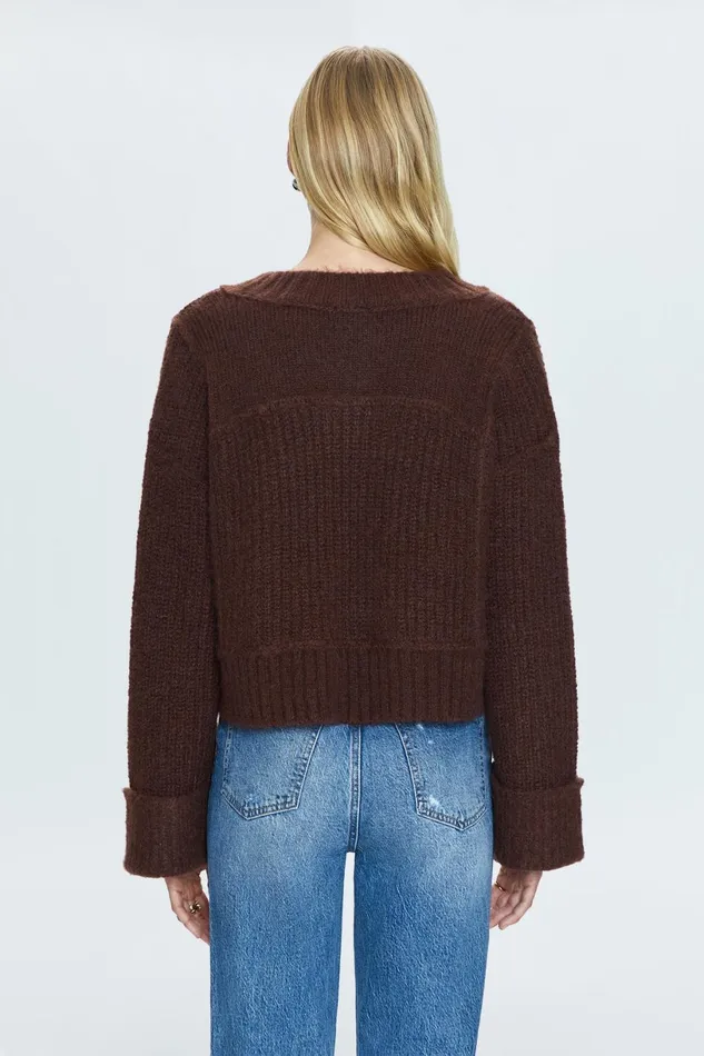 Women Joy Sweater 8211 Dark Roast Pistola Denim Sweaters and Knits