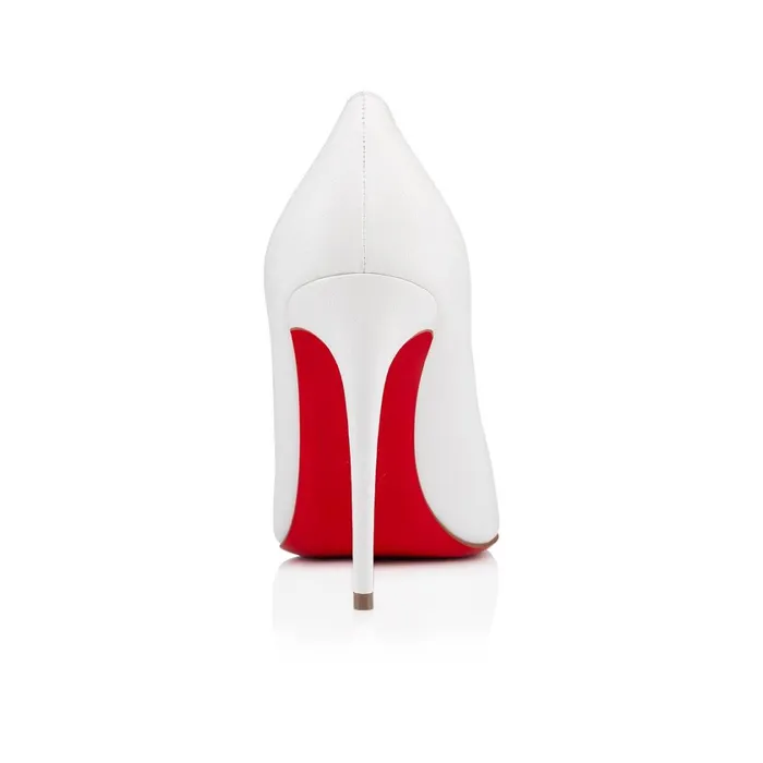Women Kate 100 Mm Pumps 8211 Nappa Leather 8211 Bianco Bianco Christian Louboutin Pumps