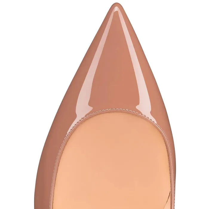 Women Kate 85 Mm Pumps 8211 Patent Calf Leather 8211 Nude Nude Christian Louboutin Pumps