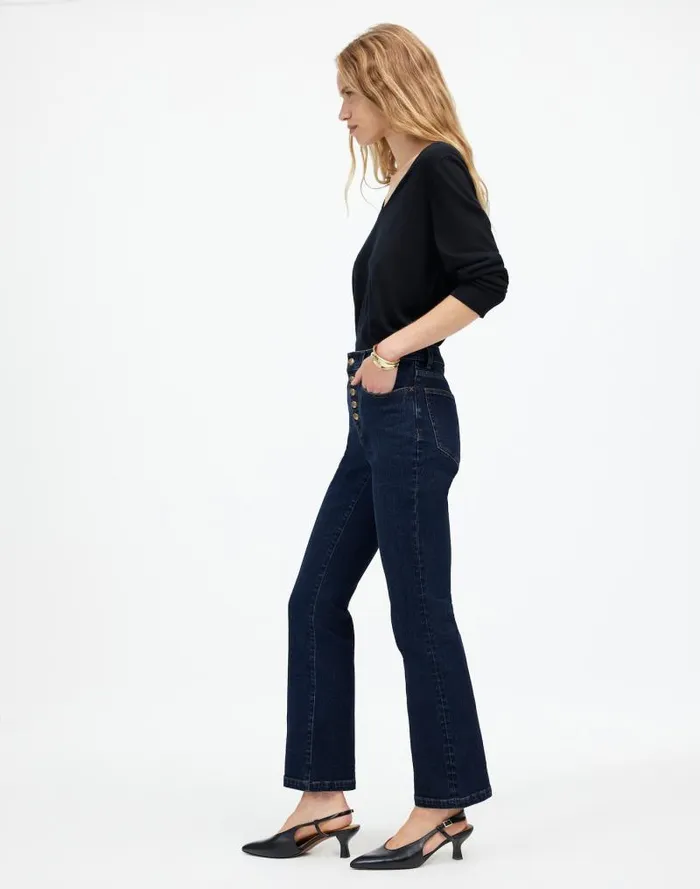 Women Kick Out Crop Jeans Larkspur Madewell Jeans