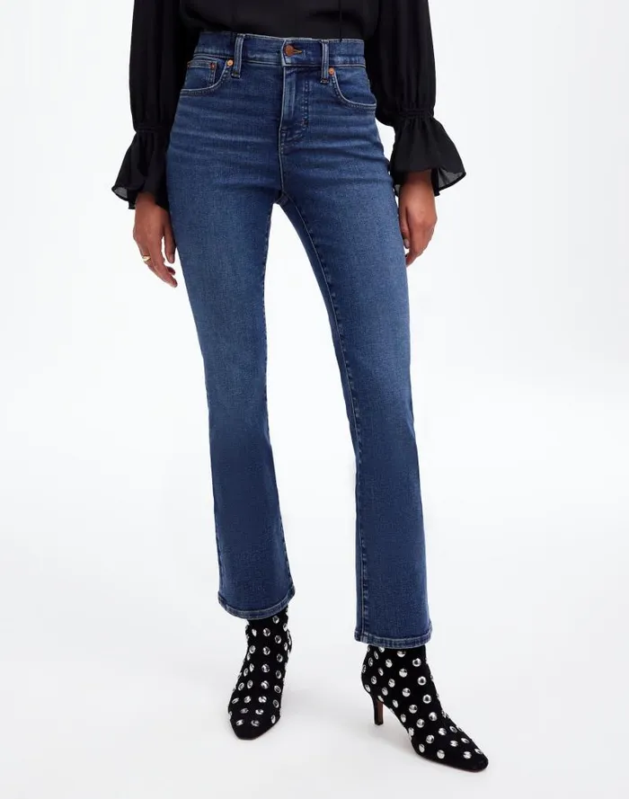 Women Kick Out Crop Jeans Lenoir Wash Madewell Jeans