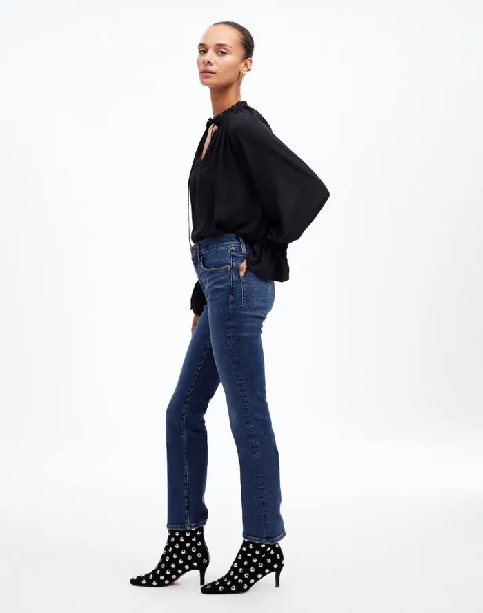 Women Kick Out Crop Jeans Lenoir Wash Madewell Jeans