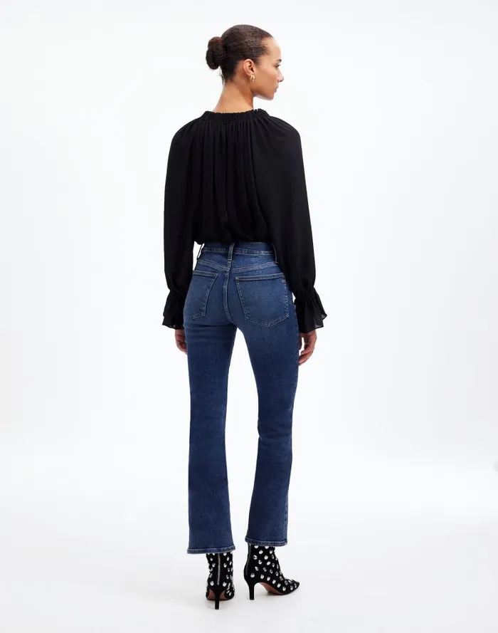 Women Kick Out Crop Jeans Lenoir Wash Madewell Jeans