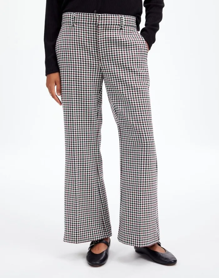 Women Kick Out Crop Pants In Stretch Twill Aroma Madewell Pants