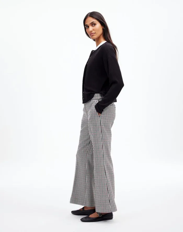 Women Kick Out Crop Pants In Stretch Twill Aroma Madewell Pants