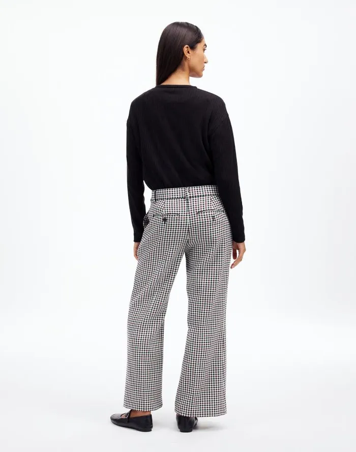 Women Kick Out Crop Pants In Stretch Twill Aroma Madewell Pants