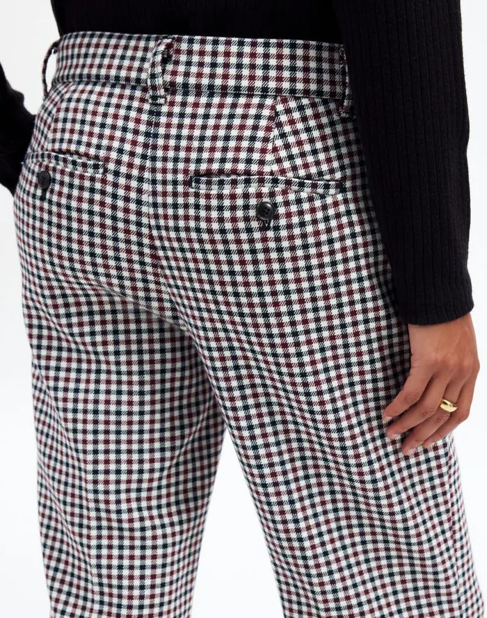 Women Kick Out Crop Pants In Stretch Twill Aroma Madewell Pants