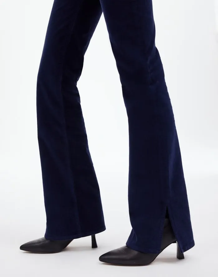 Women Kick Out FullLength Pants In Garment Dye Corduroy True Midnight Madewell Pants
