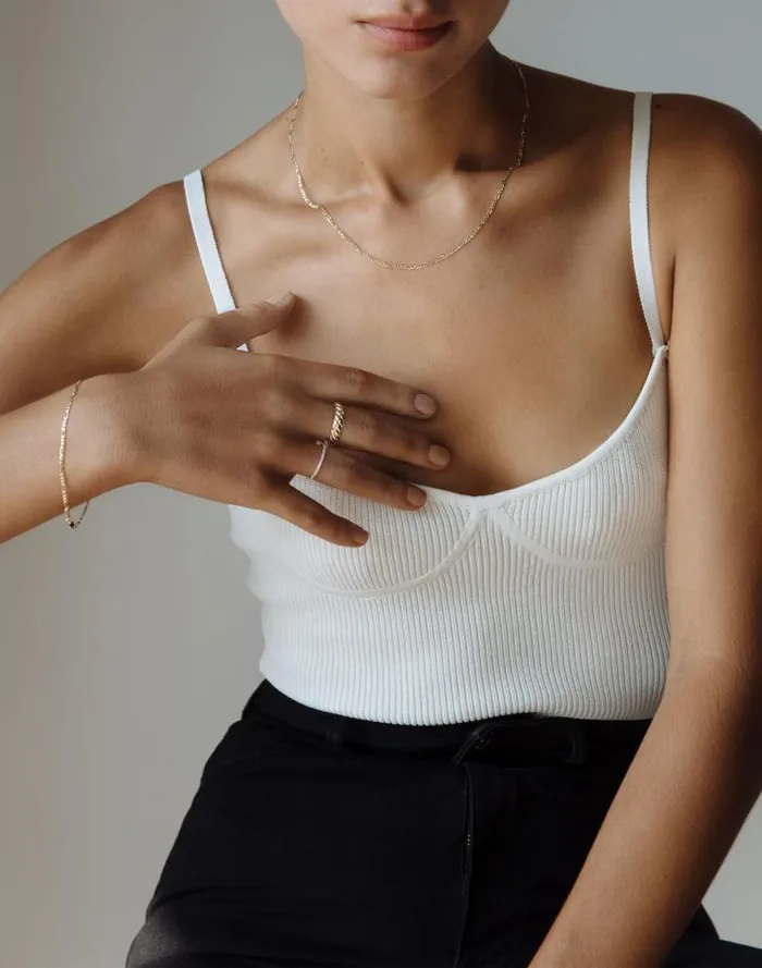 Women Kinn 14k Gold Kyle Figaro Chain Necklace Gold Madewell Jewelry