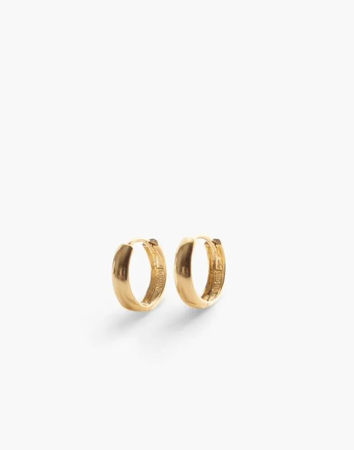 Women Kinn Studio Classic Huggie Earrings Gold Madewell Jewelry