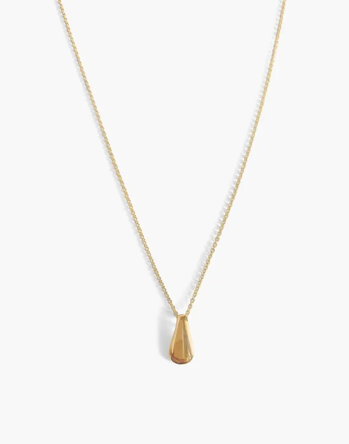 Women Kinn Studio Teardrop Necklace Gold Madewell Jewelry