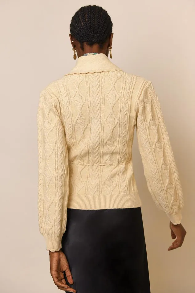 Women Knitwear RIXO Flora Cream Women Knitwear RIXO Flora Cream
