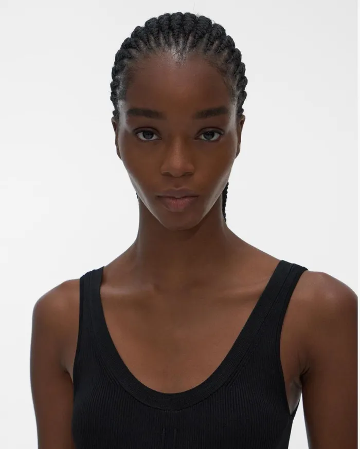 Women Lacing Dress Black Helmut Lang Dresses
