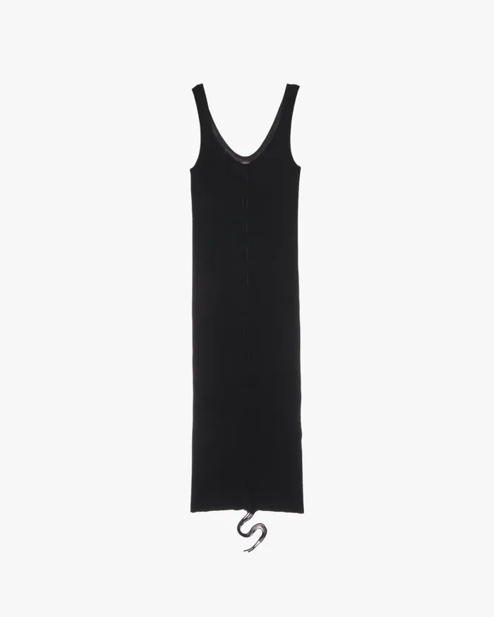 Women Lacing Dress Black Helmut Lang Dresses