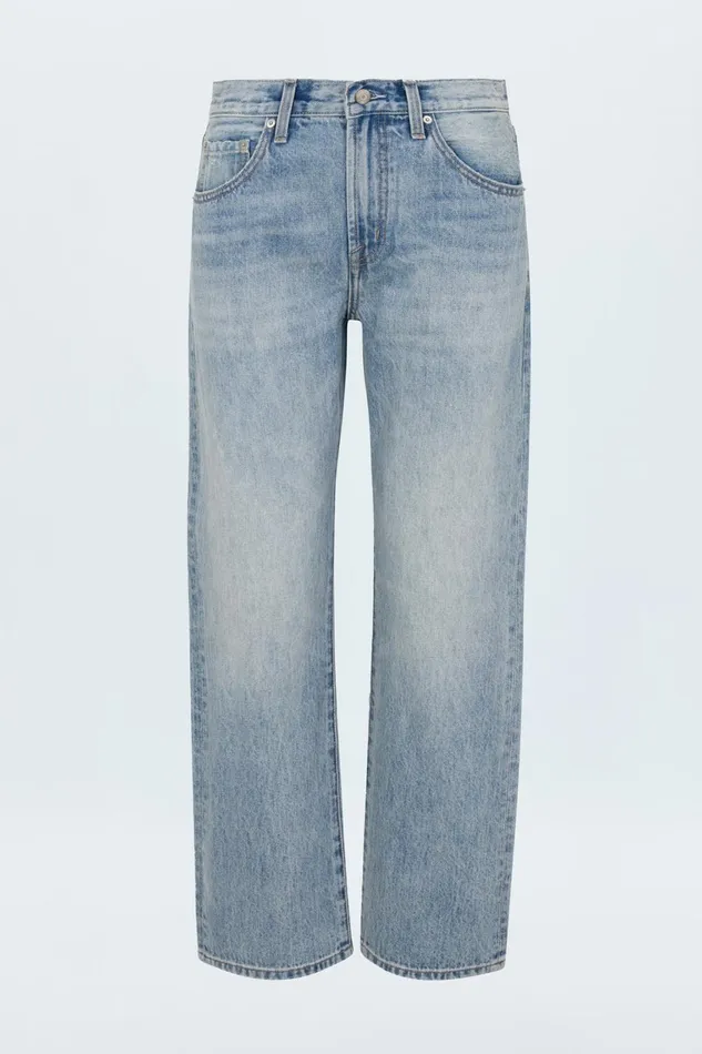 Women Lexi Mid Rise Bowed Straight Jean 8211 Bowie Pistola Denim Denim