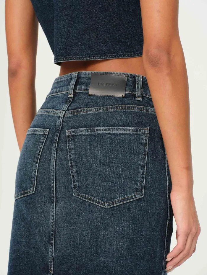 Women Lexie High Rise Denim Skirt Maxi DL1961 Shorts Skirts