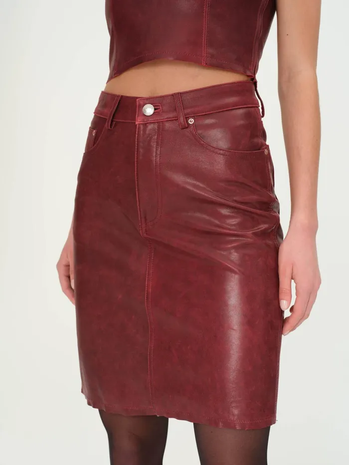 Women Lexie High Rise Skirt KneeLength DL1961 ReadyToWear