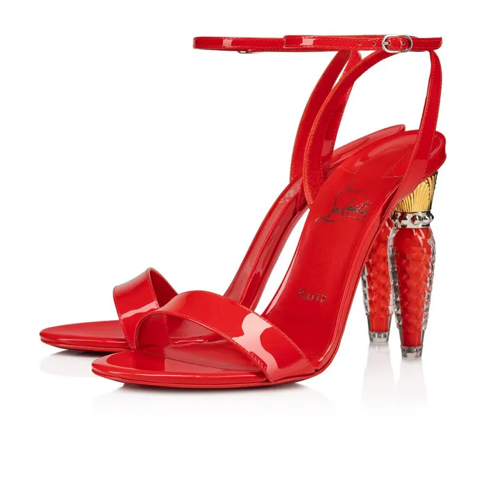 Women Lipgloss Queen 100 Mm Sandals 8211 Patent Leather 8211 Ole Red Christian Louboutin Sandals and Slides Women Lipgloss Queen 100 Mm Sandals 8211 Patent Leather 8211 Ole Red Christian Louboutin Sandals and Slides