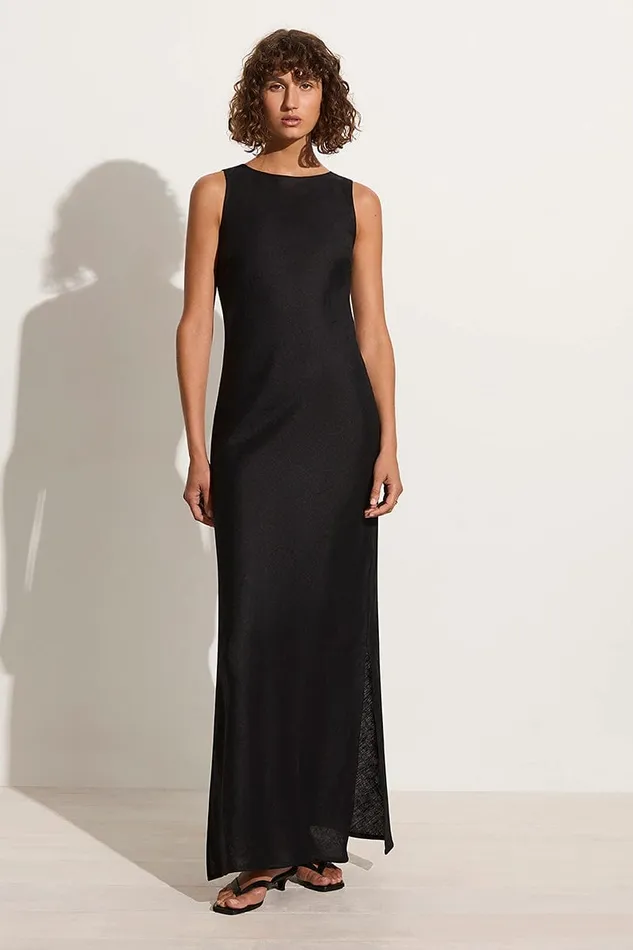 Women Lobo Maxi Dress Black 8211 Final Sale Faithfull The Brand Dresses