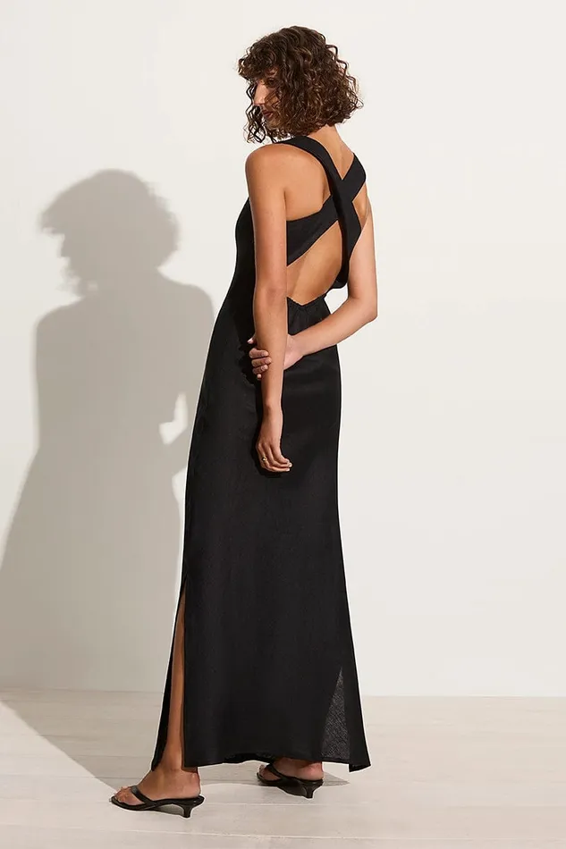 Women Lobo Maxi Dress Black 8211 Final Sale Faithfull The Brand Dresses Women Lobo Maxi Dress Black 8211 Final Sale Faithfull The Brand Dresses