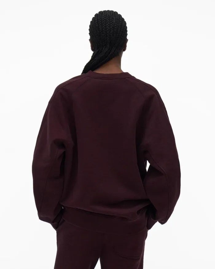 Women Logo Sweatshirt Crimson Night Helmut Lang TShirts and Sweatshirts