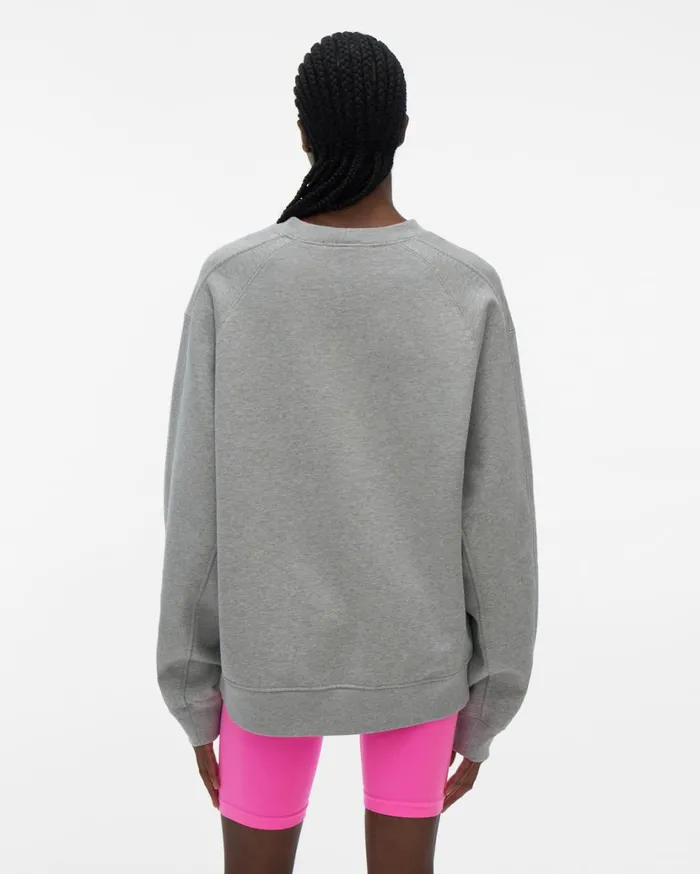 Women Logo Sweatshirt Vapor Heather Helmut Lang TShirts and Sweatshirts