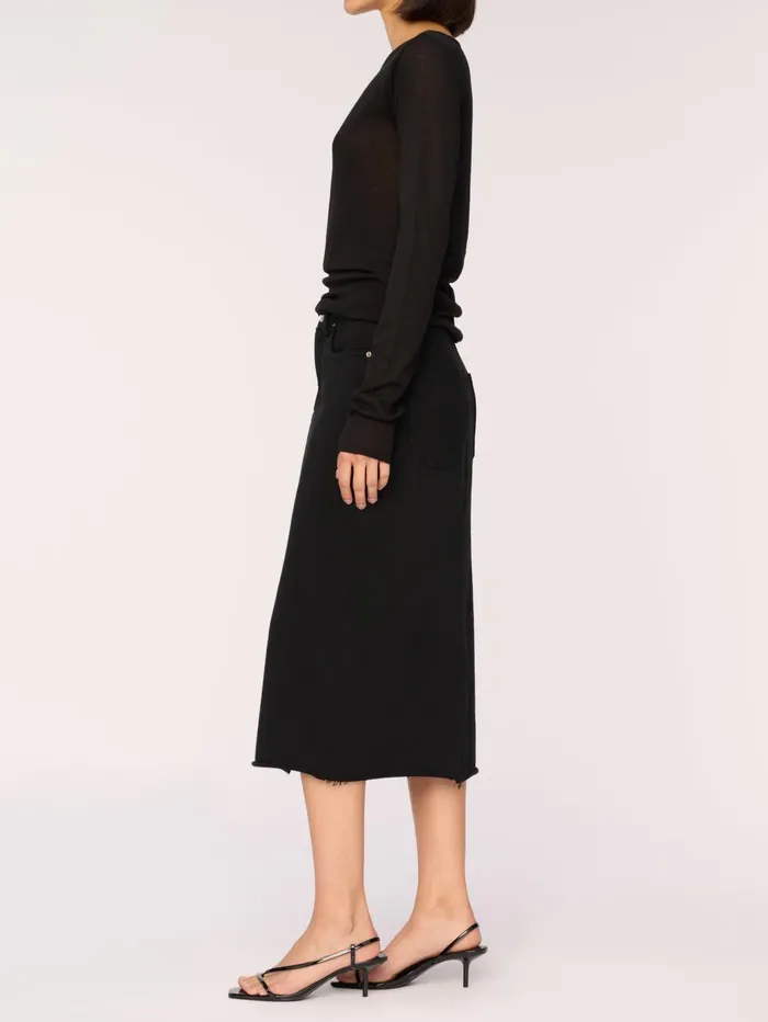 Women Long Sleeve Boat Neck DL1961 Sweaters Knits