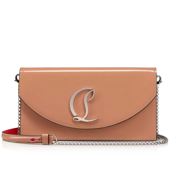 Women Loubi54 Clutch 8211 Patent Calf And Metal 8211 Nude Nude Christian Louboutin Mini Bags Women Loubi54 Clutch 8211 Patent Calf And Metal 8211 Nude Nude Christian Louboutin Mini Bags