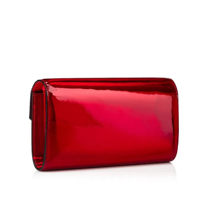 Women Loubi54 Wallet On Chain 8211 Patent Calf Psychic 8211 Loubi Red Christian Louboutin Shoulder Bags