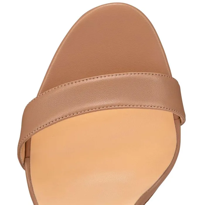 Women Loubigirl 100 Mm Sandals 8211 Nappa Leather 8211 Nude Nude Christian Louboutin Sandals and Slides