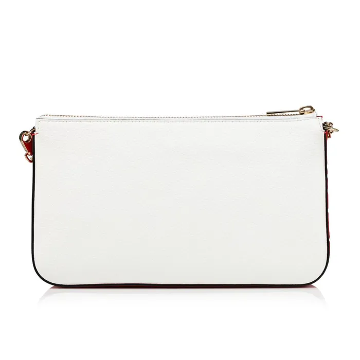 Women Loubila Hybrid Crossbody Bag 8211 Calf Leather 8211 Bianco White Christian Louboutin Crossbody Bags
