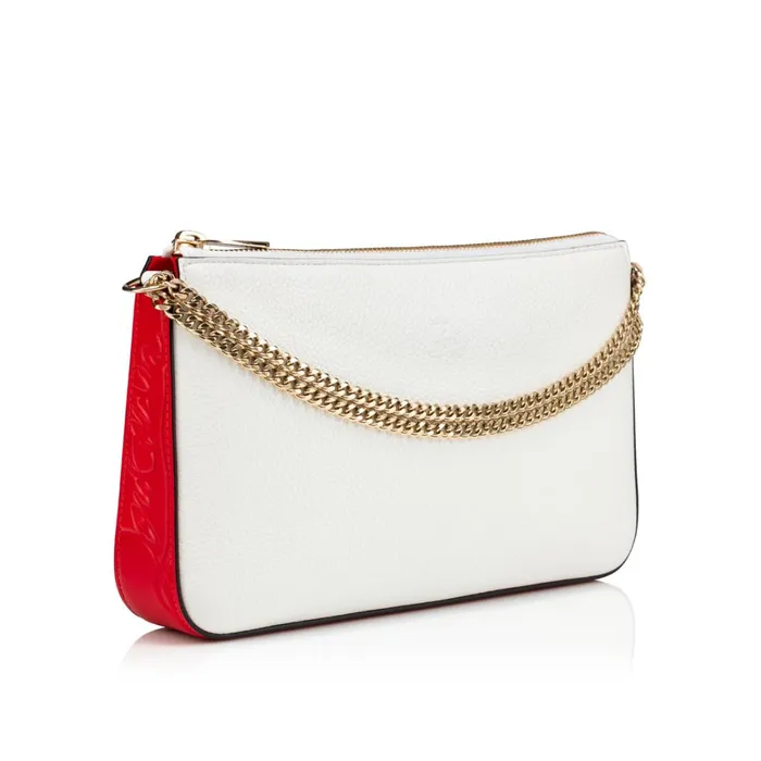Women Loubila Hybrid Crossbody Bag 8211 Calf Leather 8211 Bianco White Christian Louboutin Crossbody Bags