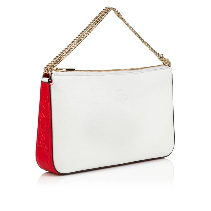 Women Loubila Hybrid Crossbody Bag 8211 Calf Leather 8211 Bianco White Christian Louboutin Crossbody Bags