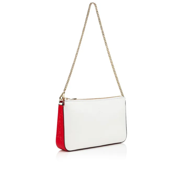 Women Loubila Hybrid Crossbody Bag 8211 Calf Leather 8211 Bianco White Christian Louboutin Crossbody Bags