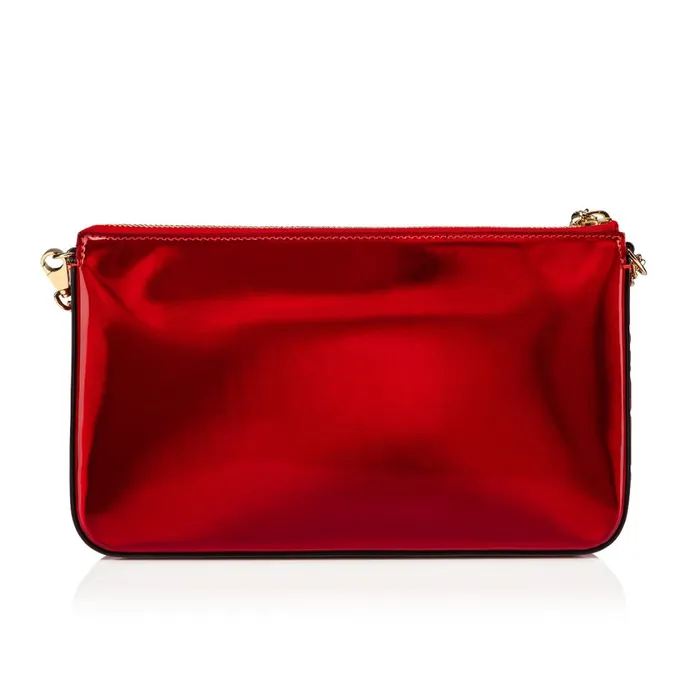 Women Loubila Shoulder Bag 8211 Patent Calf Psychic And Strass 8211 Loubi Red Christian Louboutin Shoulder Bags