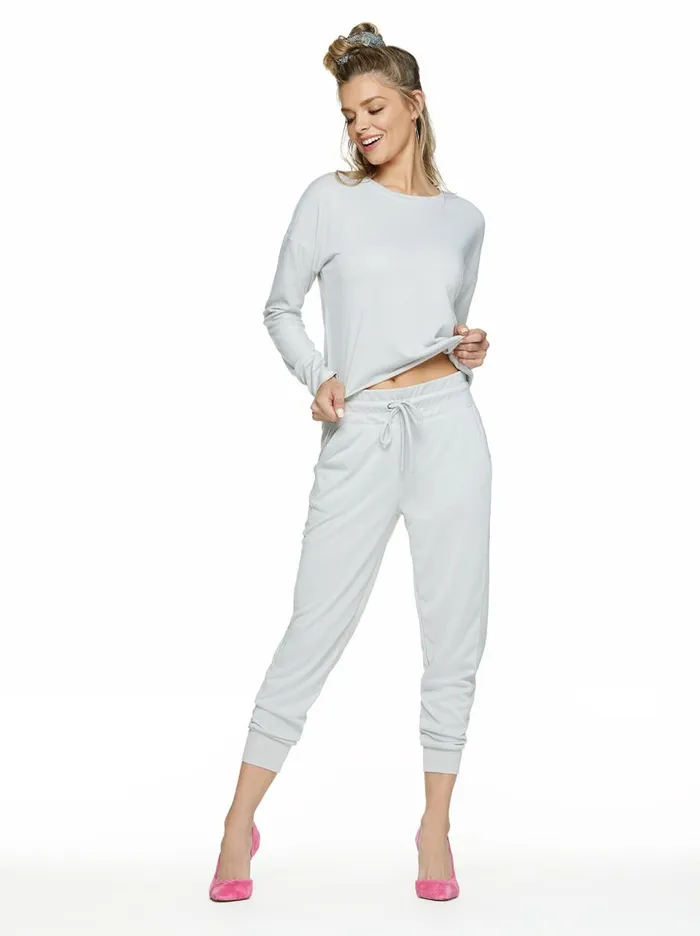 Women Loungewear Jessica Simpson Allen Jogger In Heather Grey Allen Heather Grey