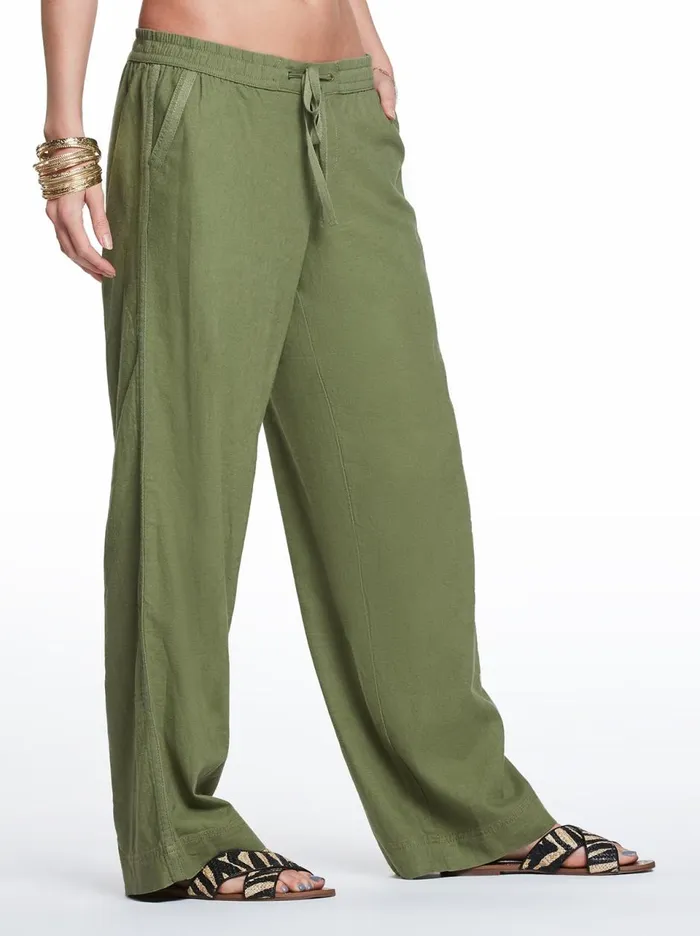 Women Loungewear Jessica Simpson Nara Beach Pant In Green Loden Green Women Loungewear Jessica Simpson Nara Beach Pant In Green Loden Green