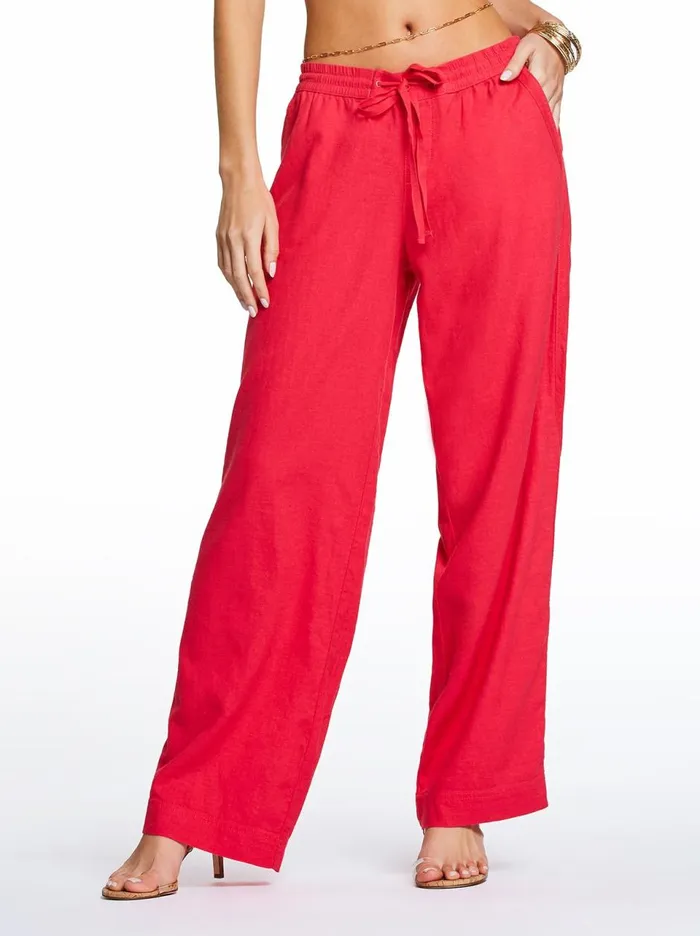 Women Loungewear Jessica Simpson Nara Beach Pant In Rose Red Rose Red Women Loungewear Jessica Simpson Nara Beach Pant In Rose Red Rose Red